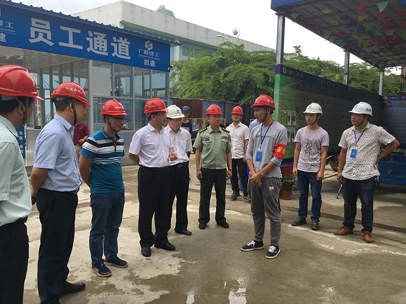 蓝晓到十一分公司龙胤·金街项目检查指导