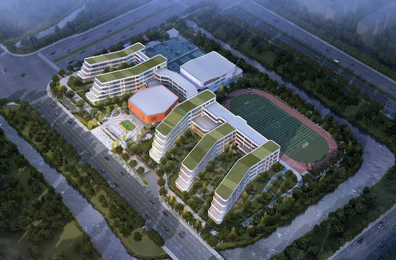 温州市浙南科技城瑶溪北单元11-E-13地块小学工程效果图（修图.png
