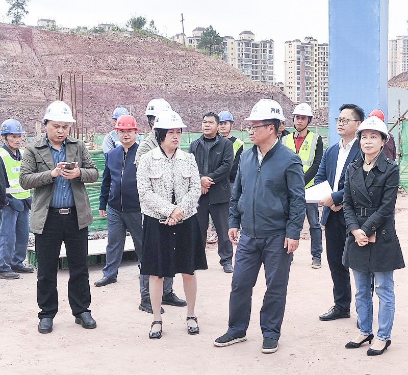 东兴市市委副书记、市长李健率队到公司东兴市妇幼保健院项目调研指导工作800.jpg