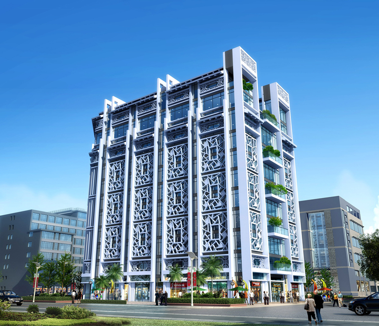 华诺威中试大楼——广西安全标准化工地