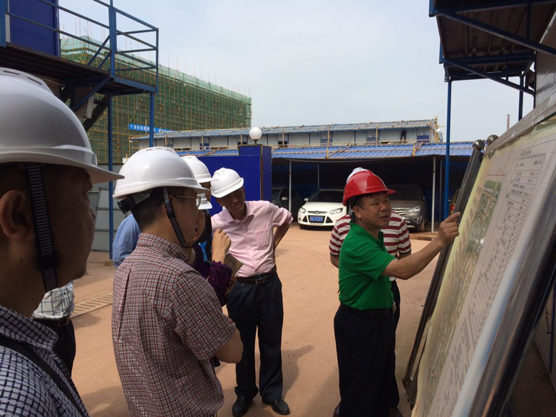 玉林市城市建设指挥部到广西医科大学玉林校区项目开展“三个年一活动”项目督查
