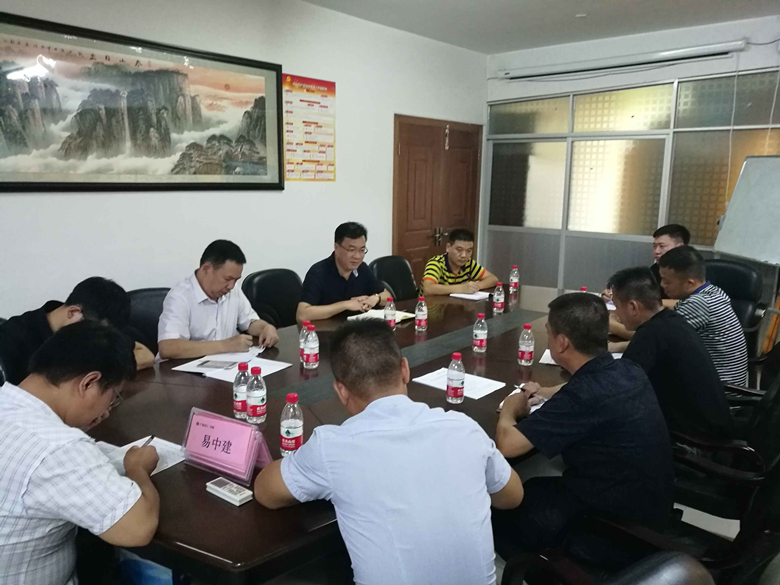 杨俊董事长到十九分公司进行调研
