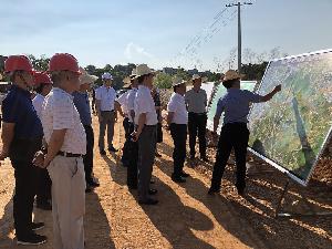 秦春成视察到公司一项目调研桂林市芳香东路新建工程I标