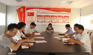 直属分公司党总支指导项目党支部开展“亮身份、亮承诺”活动