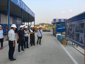 龙安宝到银泉·一品天誉项目检查指导