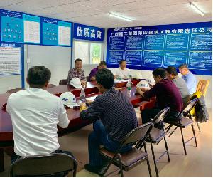 龙安宝到棠棣之华项目检查指导工作