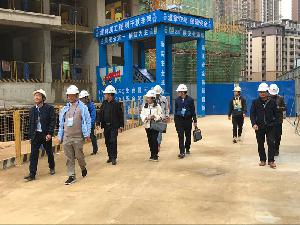 邱国兴一行到彰泰·欢乐颂项目开展年终安全生产大检查