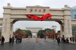 南宁分公司广西大学西校园基础设施提造一期工程建成通车