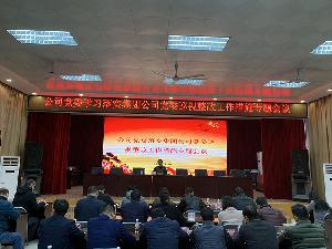 公司党委召开学习落实巡视整改工作措施专题会议