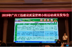 公司获广西工程建设优秀QC小组成果一等奖23项