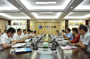 黄水保一行到公司开展工作交流