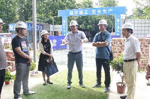 杨俊到公司总部基地项目检查指导工作