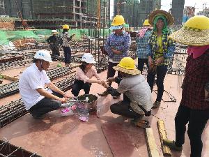 一分公司工会到项目部开展“送清凉”慰问活动