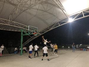一分公司举行2019年迎新员工篮球赛