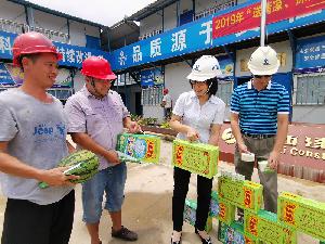直属分公司开展“送清凉”慰问活动