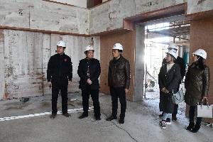 陈家坚到总部基地项目检查指导